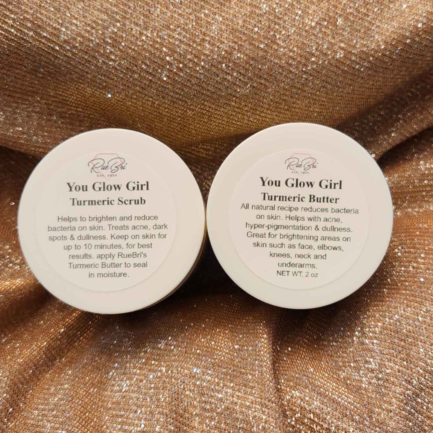 "You Glow" Turmeric Butter & Scrub Set