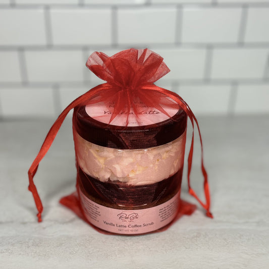 Vanilla Latte Butter and Sugar Scrub Set