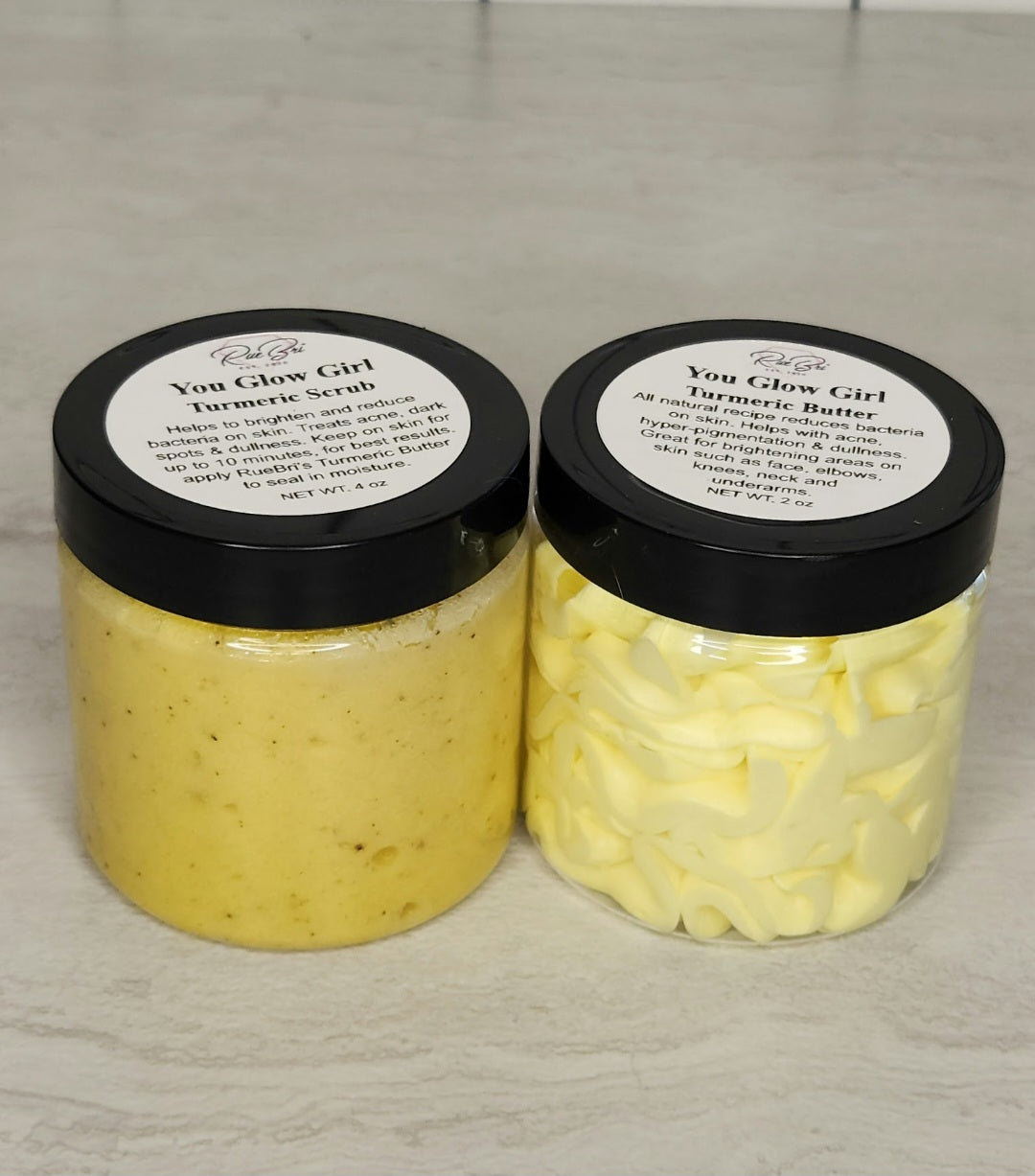 "You Glow" Turmeric Butter & Scrub Set