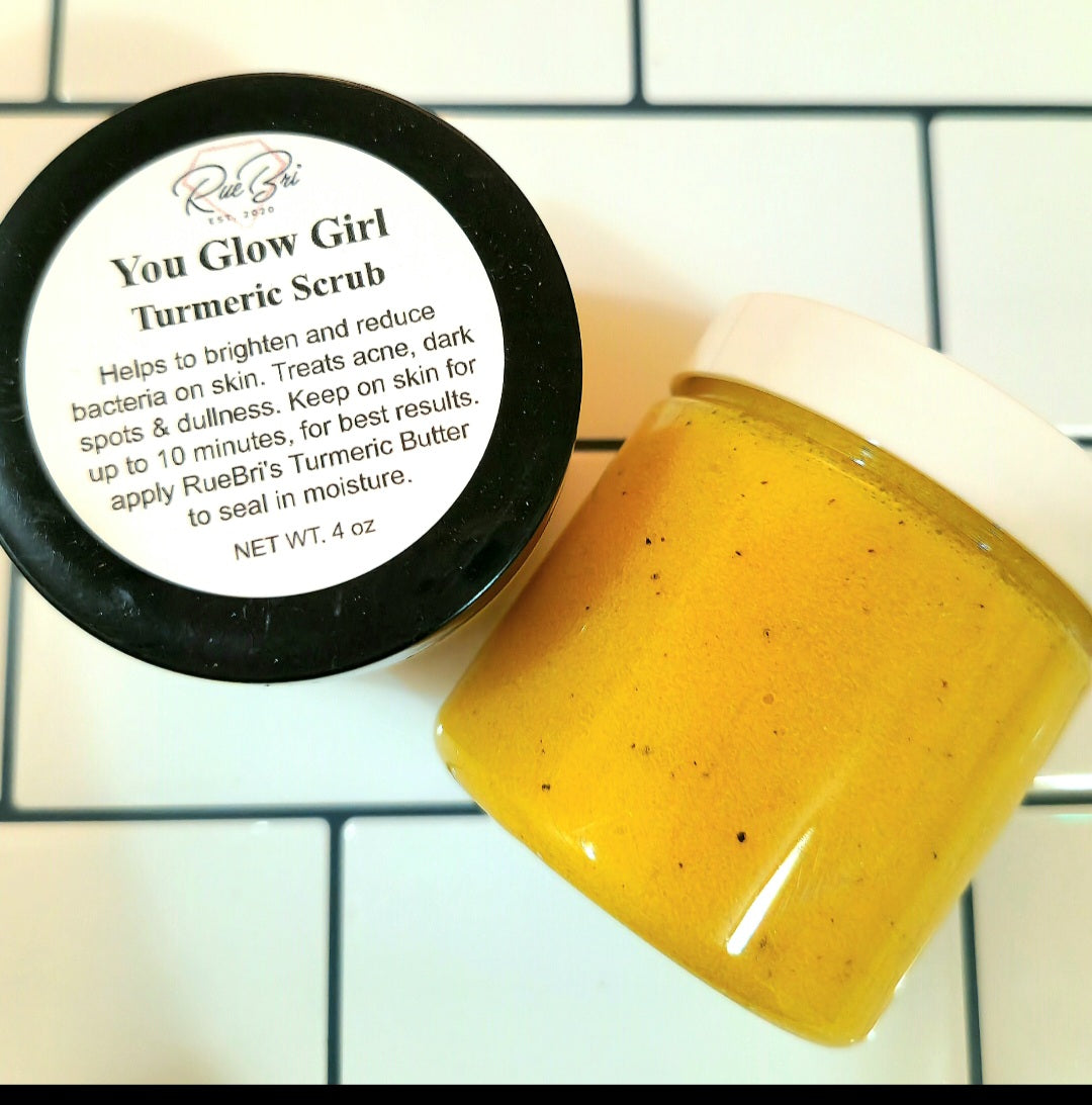 "You Glow" 2 in 1 Turmeric Scrub & Mask